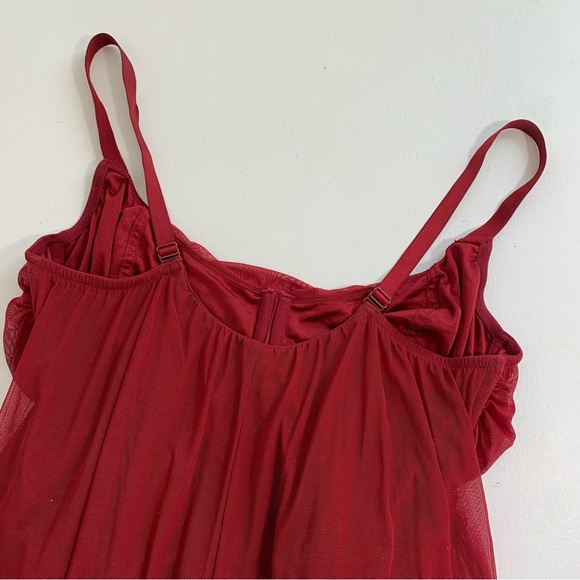 Y2K red mesh corset top - Picture 4 of 4